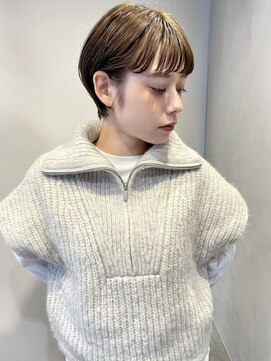 ソト 銀座(soto.) ハイライトカラー/くびれヘア/レイヤーパーマ/ミニボブ[銀座]