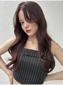 【MAKI】韓国ヘア/ヨシンモリ/艶髪/ラベンダーピンク