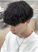シャドウパーマ波巻きスパイラルパーマウルフパーマ名古屋駅栄駅
