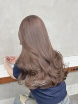 ニコ トウキョウ 渋谷(nico TOKYO)&nbsp;ダブルカラーミルクティーベージュピンクブラウンロングレイヤー