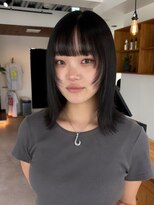 エヌダブリュエイチ(n.w.h)&nbsp;黒髪×顔周りレイヤー