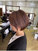 重めショートスタイル