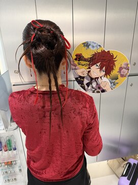 【新宿駅/新宿三丁目/ヘアセット/カチモリヘア/推し活ヘア】