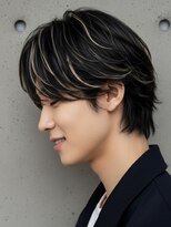 トゥルートラスト オムオム 甲府和戸(True Trust HOMME HOMME)&nbsp;メンズ リバースセンターパート×キャップハイライト