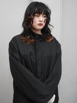 ヴァーディ オモテサンドウ(Vardy omotesando)&nbsp;design/デザインカラー 裾カラー オレンジ 赤 表参道デザイン