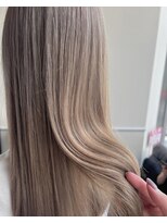 ジーナ 福岡天神(Zina) 髪質改善*ハイトーンミルクティーベージュ【Zina福岡天神】