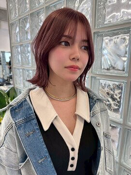 サンクプロジェクト(cinq PROJECT) ブリーチダブルカラーラベンダーミルクティーグレージュレイヤー