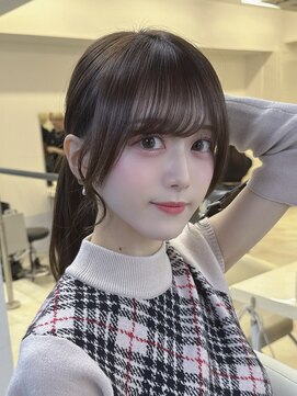 アイトーキョーエス 渋谷(AI TOKYO S) レイヤーカット/前髪カット/顔まわり/似合わせカット/髪質改善