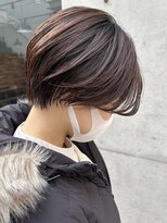 アビント バイ レシッド 武蔵小杉(abinto by rcid)&nbsp;大人ハンサムショート前髪長め顔まわりカット