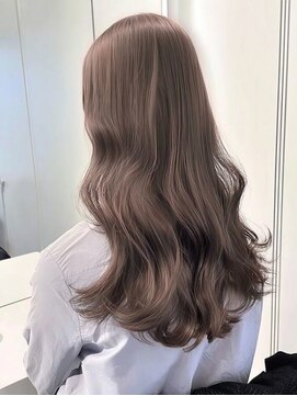 ネハス 名古屋栄店(nehus.) ミルクティーベージュブリーチなしダブルカラーレイヤーカット