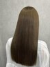 髪のダメージを最小限に抑えた　長さ一律　縮毛矯正　￥15400→￥9800