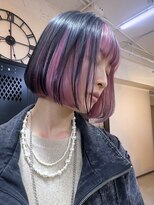 イエナ 渋谷(IENA)&nbsp;★★ハニーブラウンハッシュウルフハッシュカットデザインカラー
