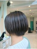 地毛髪質改善トリートメントイメチェン大人丸みショート＊8