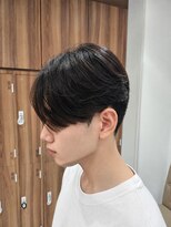 アッシュ 池上店(Ash)&nbsp;メンズフェザーパーマセンターパート刈り上げニュアンスパーマ