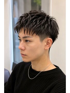 エヌア(ENURE) メンズ ツイスト スパイラル フェード