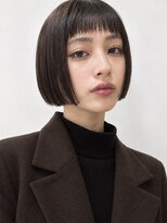 キース ヘアアンドメイク 恵比寿(kith. hair&make)&nbsp;透明感グレージュ/ショート/ボブ/ストレート