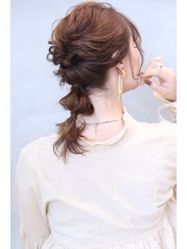 ダブル(W) 【hair salon W】簡単ミディアムアレンジ