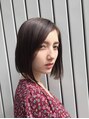 ラノバイヘアー(Lano by HAIR)&nbsp;首元スッキリ前下がりボブ！悩みに沿って傾斜の加減をします。