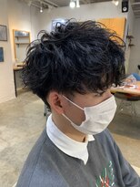 エルオム(EL.HOMME)&nbsp;【MITSU】スパイラルパーマ×刈り上げマッシュ