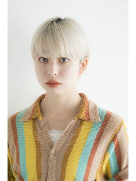 ミエルヘアーエスト 新宿店(mielhair est) ハイトーン×マッシュショート【新宿】