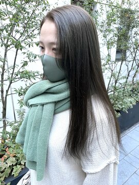 ココ 原宿(KOKO) 【GUEST_STYLE】Smoky Beige     #Aラインボブ#カーキグレージュ