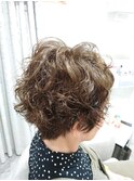 ショート　パーマ