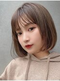 @abiru_sand/ショートボブ/くびれボブ/大人可愛い20代30代40代