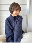 可愛らしいボブ
