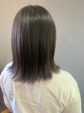 ココカラヘアー ニコ(cococara hair nico) 髪質改善カラー/ブルーブラック/艶髪/暗髪/切りっぱなし