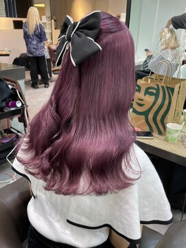 ベレーザ 渋谷(BELEZA) 9138ラベンダーパープルベビーピンクレイヤーハイトーンカラー