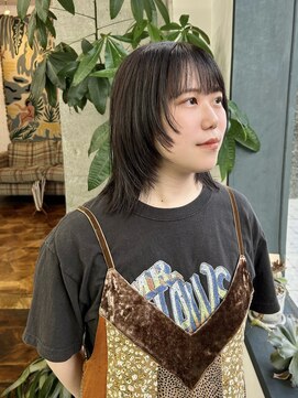 アペロ 柏(Apero) グレー☆ウルフボブ