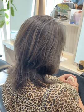 サロンドジョー(salon de joe) ケアブリーチダブルカラーインナーカラーハイトーン髪質改善