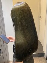 アンドバイモードケイズ (and by MODE K's)&nbsp;ブリーチなしカラー/オリーブグレージュ