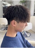 大分府内大分駅メンズマッシュツイストスパイラルパーマ中村友哉
