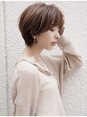 黒髪/ボブルフ/ネビージュ/小顔/ワンレン/春日井/髪質改善/前髪