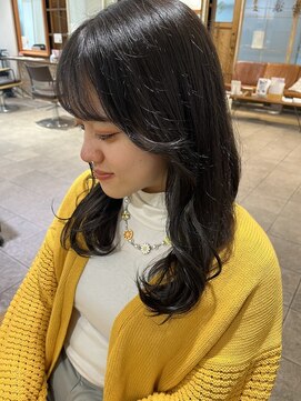 ジーナ 横浜(Zina) ふわっとまとまるくびれヘア*艶髪髪質改善カラー