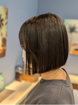 R ヘアーアンドメイク 立野店 ボブ×Black