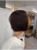 赤髪ボブ