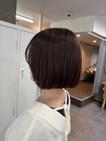 テーラヘアー 公津の杜店(TELA HAIR) 赤髪ボブ