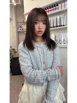 ペレ 渋谷(PELE) 着物/メルティカラー/似合わせカット/ウェーブミディアム/渋谷