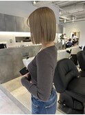 【marfe】切りっぱなしボブ＿ショートボブ＿ハイトーンボブ