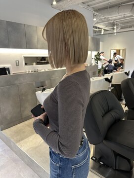 マルフェ 天王寺(marfe) 【marfe】切りっぱなしボブ_ショートボブ_ハイトーンボブ