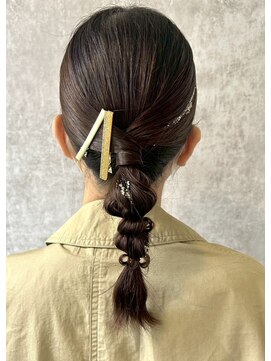 スタイル 横浜(STYLE) 結婚式お呼ばれ編みおろし／ヘアセット/ふわふわ/アレンジ