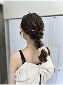 long  hair arrange