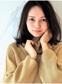 ■黒髪アシンメトリー外ハネボブディM.SLASH自由が丘28-3
