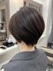 フチュール(Futur)の写真/【口コミ大好評★】スタイルの崩れが気になるショートヘアも美フォルムカットで、スタイリングも楽々♪