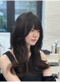 韓国巻き/レイヤーカット/韓国ヘア