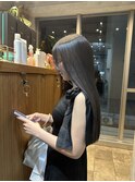 髪質改善カラー×ダークグレージュ【表参道,青山,外苑前美容室】