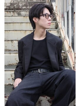 ピケ(pique) メンズ/ショート/フェザーカット/センター分け/20代/30代/40代