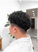 【メンズ★大名】ビジネスマンおすすめ×無造作パーマ×刈り上げ